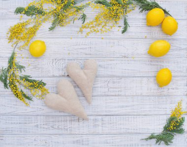 Bahar dekoratif çerçeve