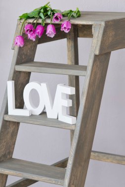 İç Dekorasyon öğeleri ve çiçekler