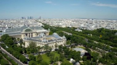 Paris, Fransa, havadan görünümü ile Seine Nehri