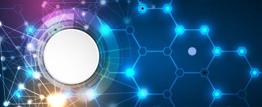 Neural ağ kavramı. Hücreleri bağlantıları ile bağlı. Yüksek teknoloji