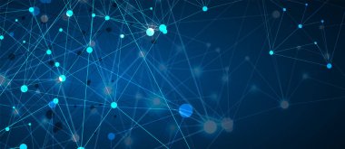 Neural ağ kavramı. Hücreleri bağlantıları ile bağlı. Yüksek teknoloji