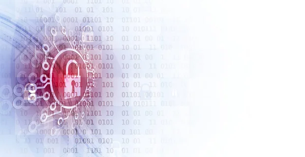 Cybersécurité et information ou protection du réseau. Futur technicien — Image vectorielle