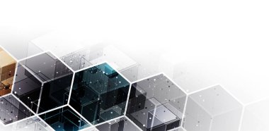 Dijital teknoloji dünya. İş sanal kavramı. Vektör backg