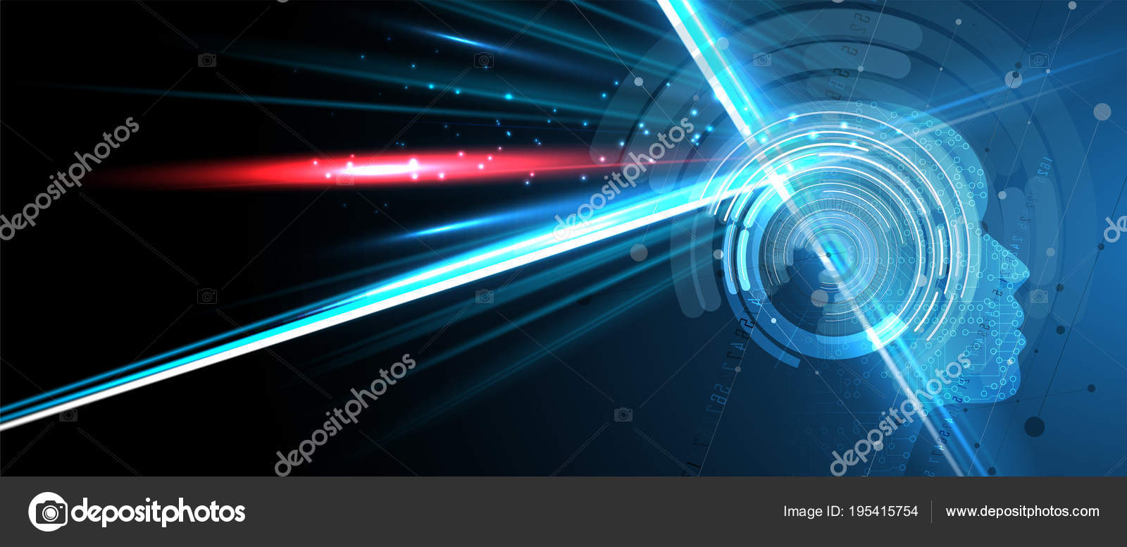 Artificial Intelligence Technology Web Background Virtual Conc Stock Vector C Vska 195415754 depositphotos
