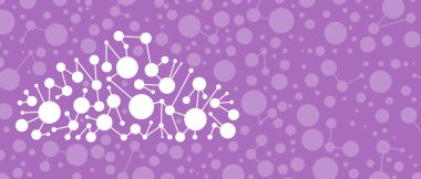 Bulut teknolojisi. Entegre dijital web konsepti arka planı