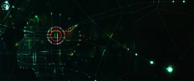 Yapay zeka teknolojisi kavramsal çizimi