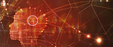 Yapay zeka teknolojisi kavramsal çizimi