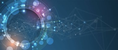 soyut fütüristik soluk bilgisayar teknolojisi iş geçmişi