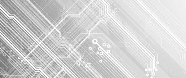 Carte Circuit Imprimé Abstrait Technologie Futuriste Traitement Fond Entreprise — Image vectorielle