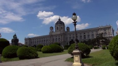 Vienna, Avusturya - 06 Ağustos 2016: 1891 inşa yılında Kunsthistorisches Müzesi (müze, sanat tarihi veya Güzel Sanatlar Müzesi) Viyana Sanat Müzesi ve İmparator Franz Joseph tarafından açılmış.
