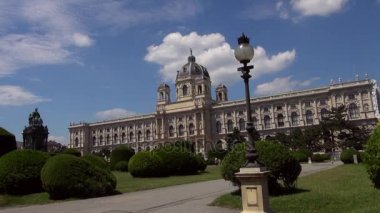 Vienna, Avusturya - 06 Ağustos 2016: 1891 inşa yılında Kunsthistorisches Müzesi (müze, sanat tarihi veya Güzel Sanatlar Müzesi) Viyana Sanat Müzesi ve İmparator Franz Joseph tarafından açılmış.