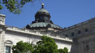 Washington, Dc, Amerika Birleşik Devletleri - 2017 yaklaşık: Kütüphane Kongre Binası eski üç Amerika Birleşik Devletleri Kongre Kütüphanesi binaların, Thomas Jefferson bina 1890 ve 1904 arasında inşa edilmiştir