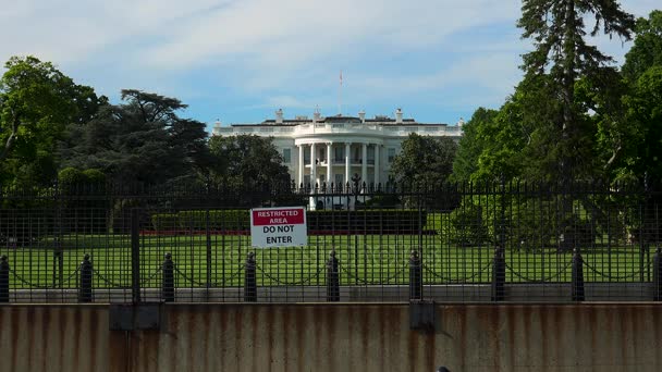 Washington Usa Circa 2017 Elipse Oficialmente Llamada President Park South — Vídeo de stock