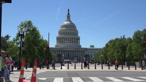 Washington Amerikai Egyesült Államok 2017 Capitol Gyakran Nevezik Capitol Épület — Stock videók