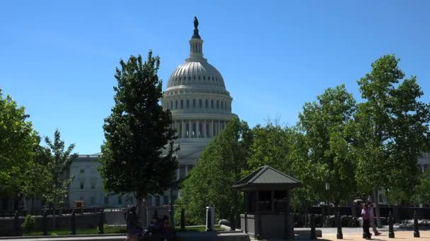 Вашингтон Округ Колумбія Сша Близько 2017 Сша Капітолій Часто Називають — стокове відео