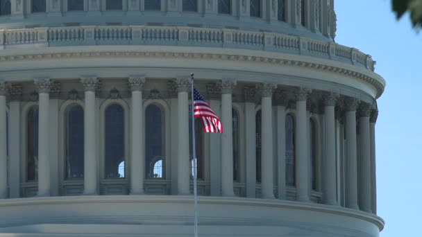 Washington Usa Circa 2017 Das Capitol Oft Als Kapitol Gebäude — Stockvideo