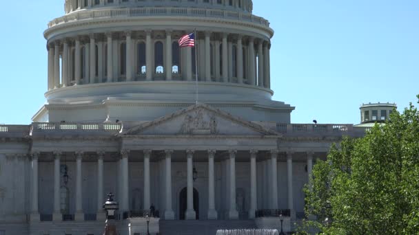 Washington Amerikai Egyesült Államok 2017 Capitol Gyakran Nevezik Capitol Épület — Stock videók