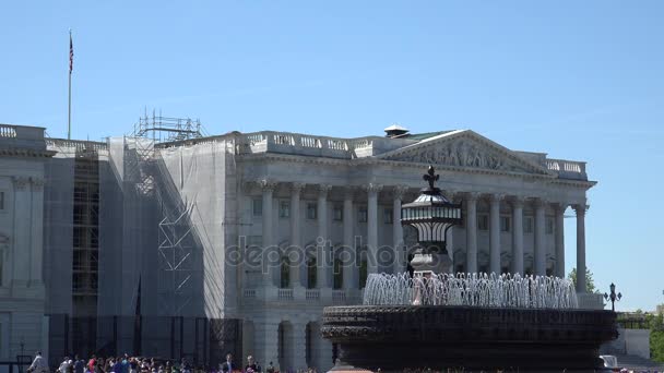 Washington Amerika Birleşik Devletleri 2017 Yaklaşık Bize Genellikle Adı Capitol — Stok video