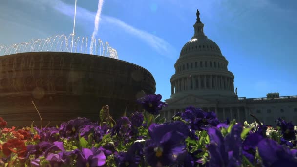 Washington Amerika Birleşik Devletleri 2017 Yaklaşık Bize Genellikle Adı Capitol — Stok video