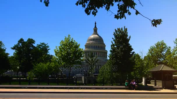 Washington Usa Circa 2017 Das Capitol Oft Als Kapitol Gebäude — Stockvideo