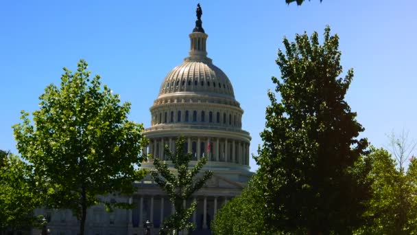 Вашингтон Округ Колумбія Сша Близько 2017 Сша Капітолій Часто Називають — стокове відео