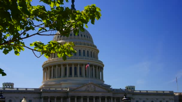 ワシントン アメリカ合衆国 2017 私たち国会議事堂 国会議事堂の建物と呼ばは 議会の家米国の連邦政府の立法府の座席 — ストック動画