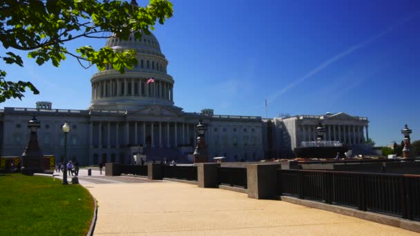 Washington Usa Circa 2017 Das Capitol Oft Als Kapitol Gebäude — Stockvideo