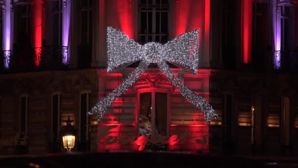 Paris França Por Volta 2017 Cityscapes Paris Com Champs Elysees — Vídeo de Stock