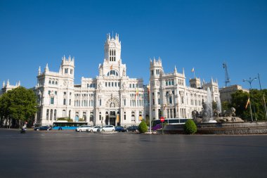Madrid Cibeles square clipart