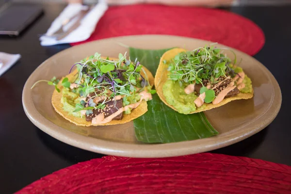 iki tacos del papaz seramik tabak