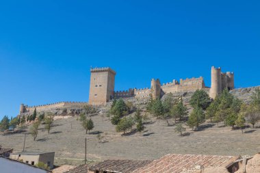 yan görünüm, kale, Penaranda de Duero
