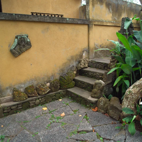 Entrada Balinesa Casa — Foto de Stock