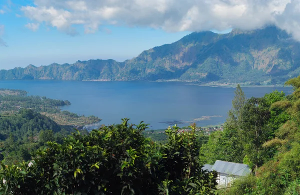 Beautiful Landscape Batur Volcano Lake Bali Indonesia — Stock Photo, Image