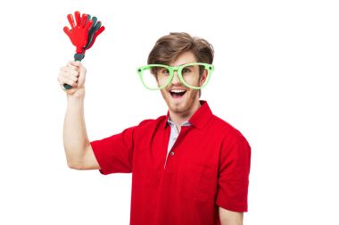 Futbol ya da futbol fan destekçisi öznitelikleri Isola ile çığlık