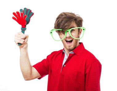 Futbol ya da futbol fan destekçisi öznitelikleri Isola ile çığlık