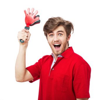 Futbol ya da futbol fan destekçisi öznitelikleri Isola ile çığlık