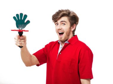 Futbol ya da futbol fan destekçisi öznitelikleri Isola ile çığlık