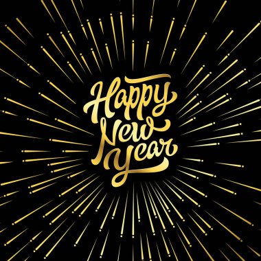 Mutlu yıllar konsepti