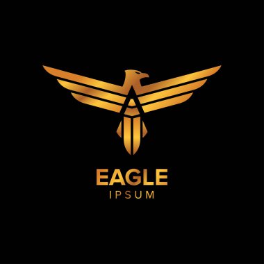 Lüks kartal Logo tasarımı