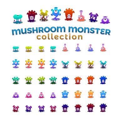 mantar canavar koleksiyonu.