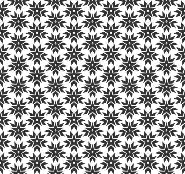 Soyut yıldız geometrik Seamless Modeli