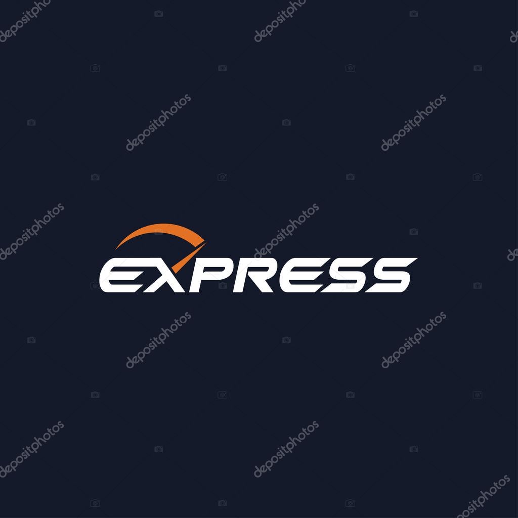 Creative express Logo concept design templates