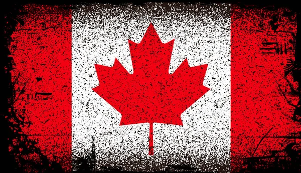 Canada Grunge flag — Stock Vector