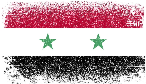 Гранж-флаг Сирии — стоковый вектор