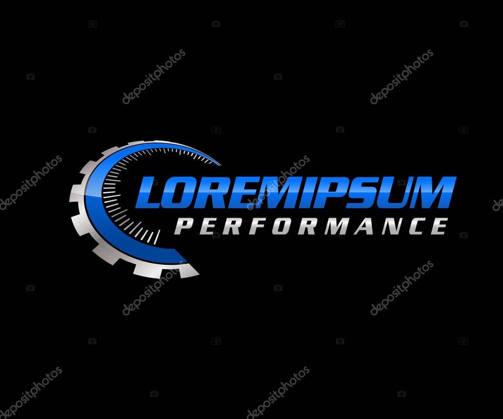Auto Performance Logo. Vector Illustration .Fully editable vector.