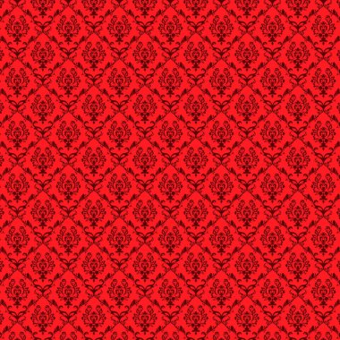 Kırmızı Şam sorunsuz lüks süs arka plan