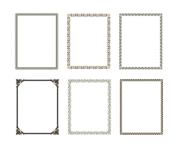 Vector decorative frame. Elegant element for design template