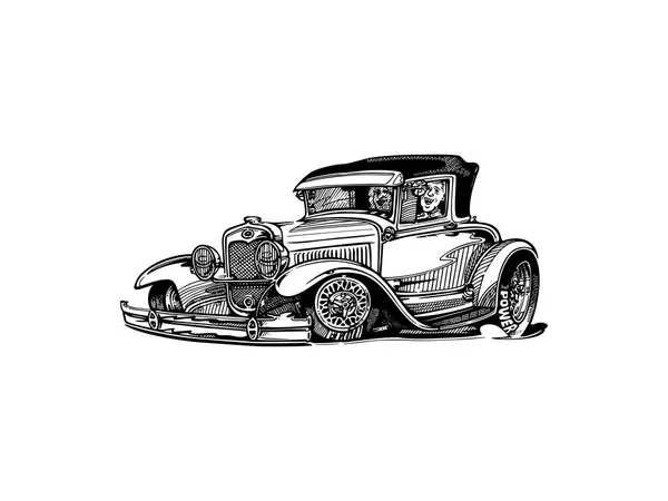 Vector - retro, hot-rod with big motor , isolated on background Stock Vector Image by ©oriu007 #179429244 Vector - retro, hot-rod with big motor , isolated on background Stock Vector Image by ©oriu007 #179429244