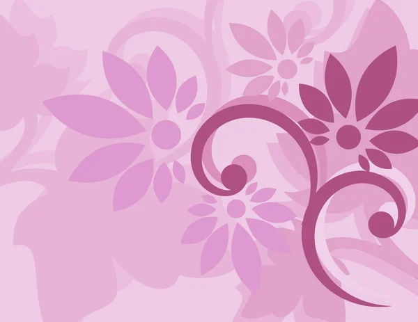 Fond d'écran floral violet sans couture — Image vectorielle