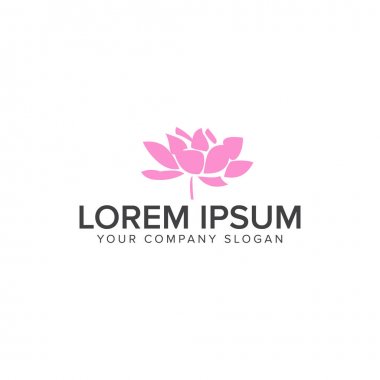 Vektör soyut çiçek. Spa, yoga ve logo rahatla 
